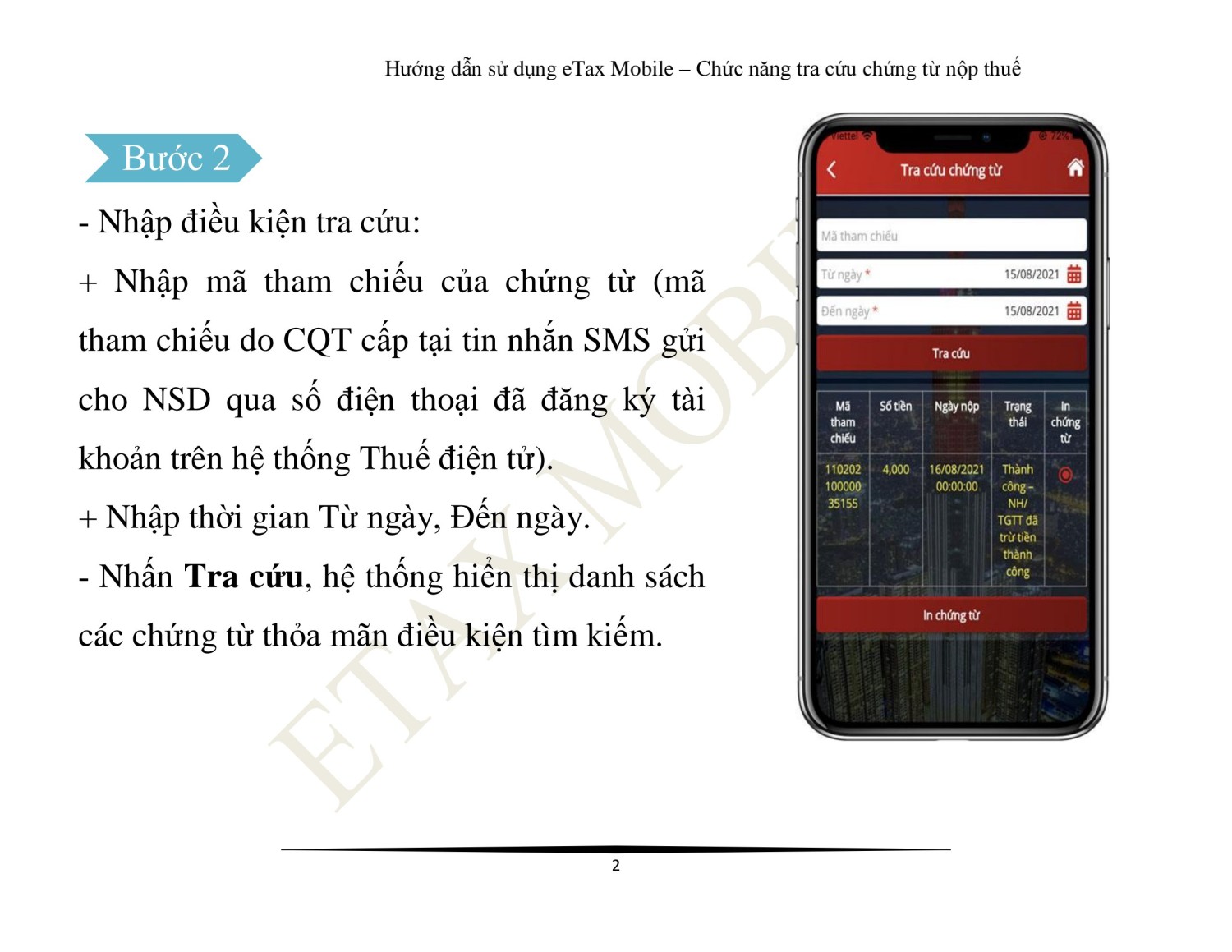 Tra cứu chứng từ 2